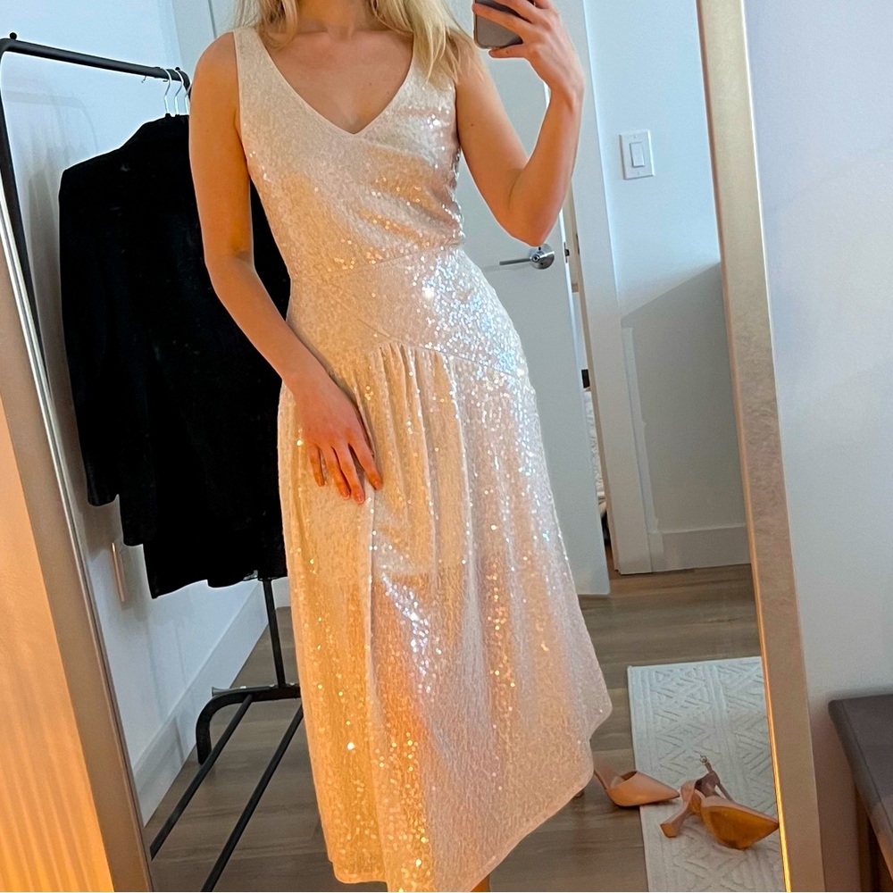 Gorgeous all sequence dress Express XS